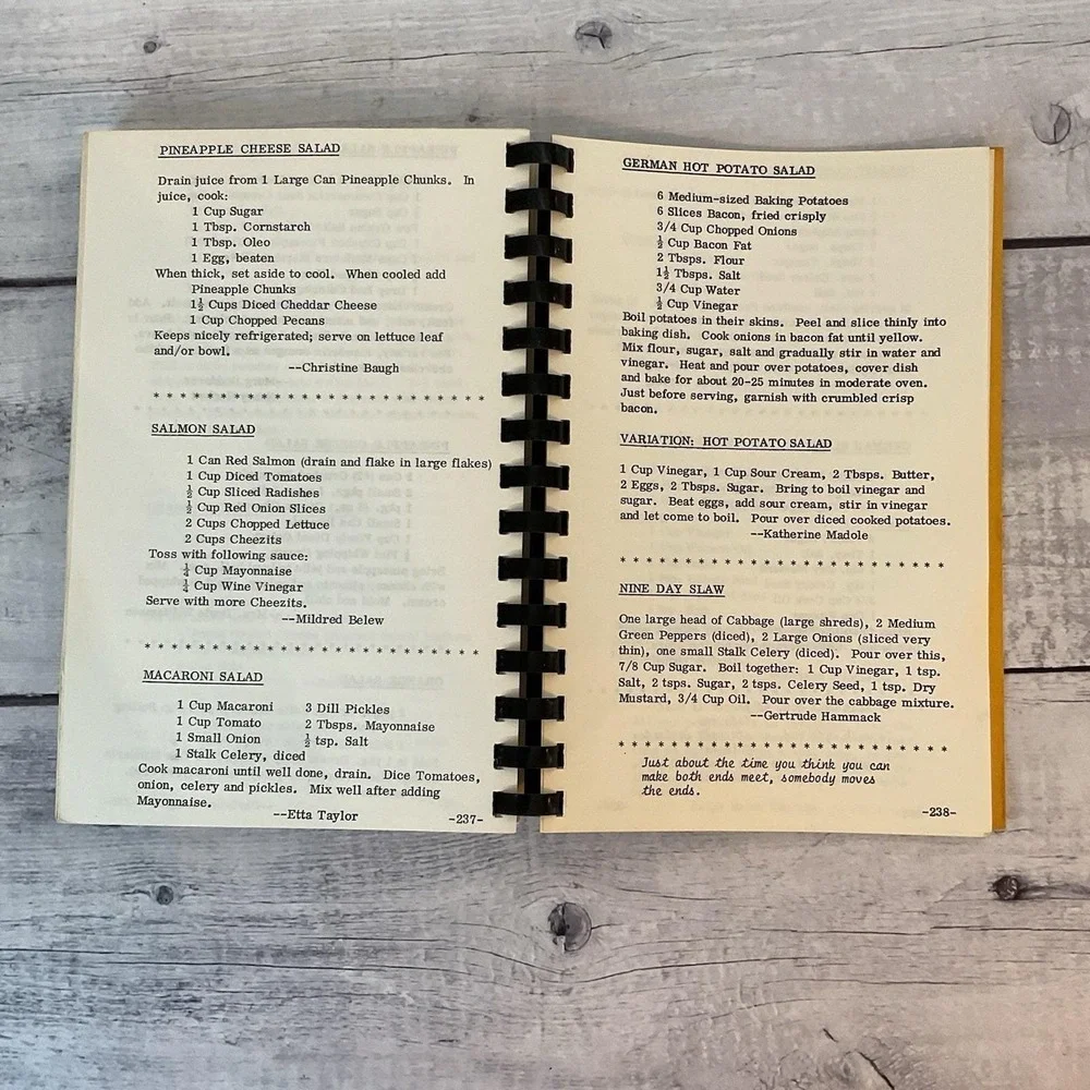 Cookbook Recipes Youth Choir Exchange Avenue Baptist Church 1971 Oklahoma City